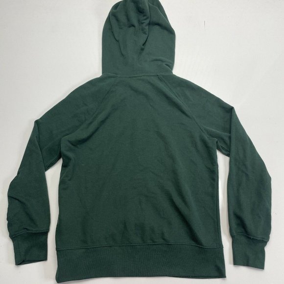 LEVI'S Burndlen Pullover Hoodie Sweatshirt Womens Size XS Dark Green Free Ship - Picture 5 of 6